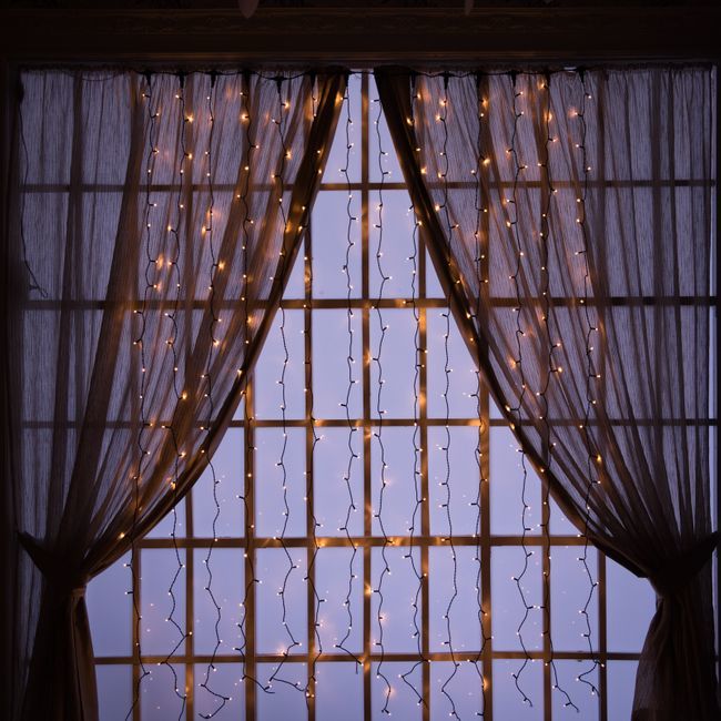 Занавес "Дождь", 2х1,5м, мерцающий